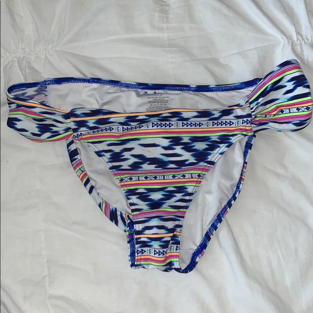 Multi colored bikini bottoms